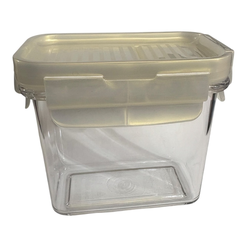 LocknLock HTE570 Clear Square Food Storage Container 6oz Air Tight BPA Free